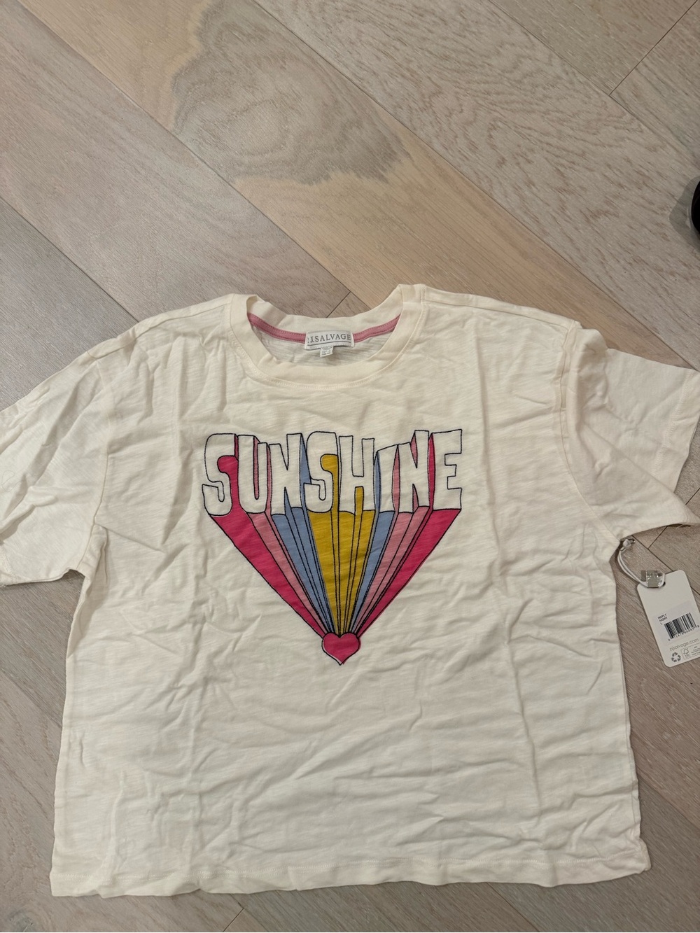 NWT PJ Salvage Sunshine Embroidered Top